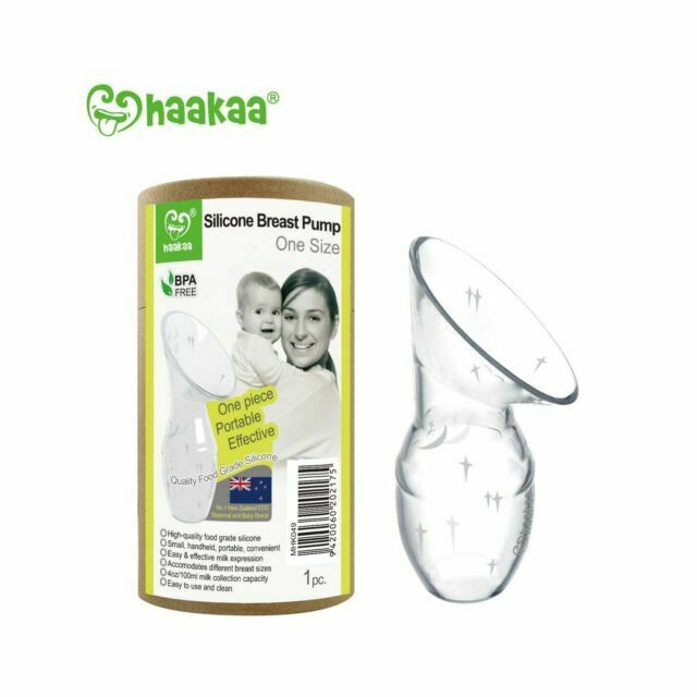 Haakaa Mhk002 Original Silicone Breastfeeding Manual Breast Milk Pump, 4oz