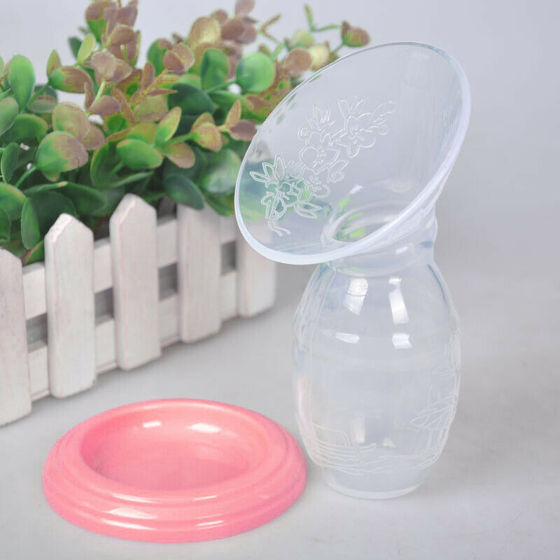 Baby Feeding Manual Breast Pumps Infant Silicone Breast Collector Milk Bottles