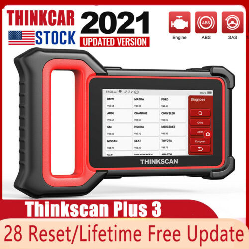 Thinkscan Plus Auto Abs Srs Engine System Scanner Sas Tpms Throttle Diagnostic