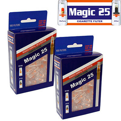 2 X Magic25 100 Filters Value Pack